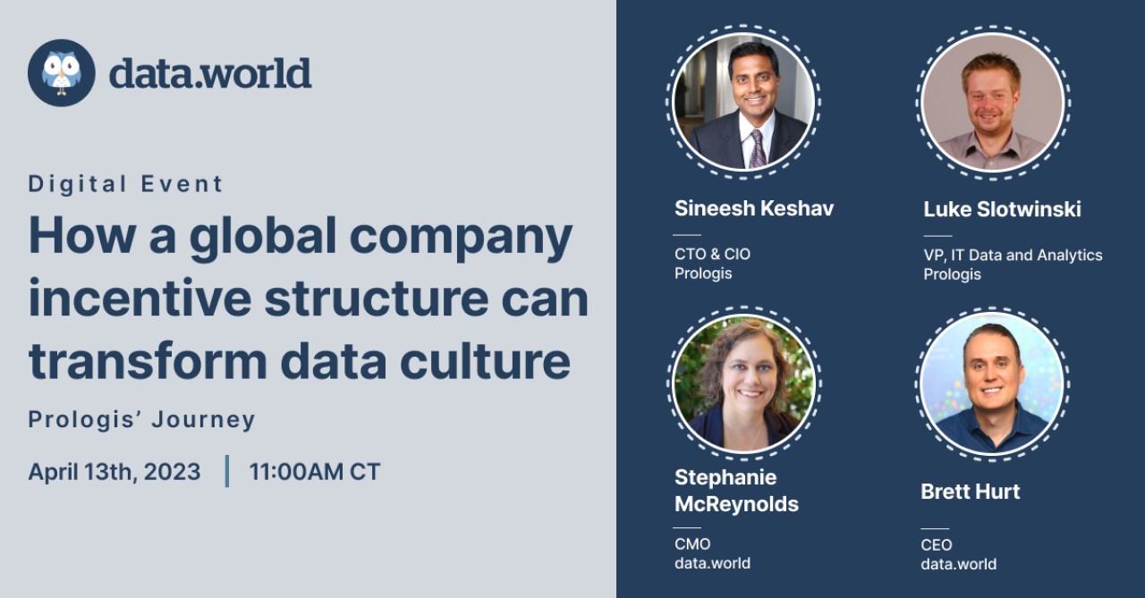 How a global company incentive structure can transform data culture.